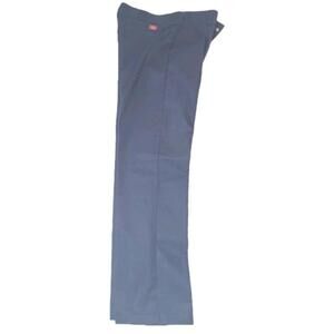 Dickies Original Fit 774 Straight Leg Flat Front Blue Work Pants Womem 10T 36x34